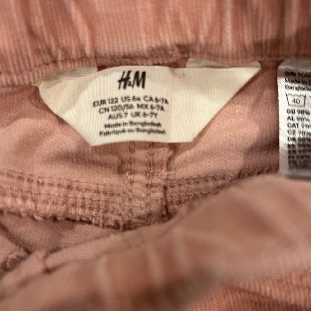 Pair of H&M corduroy pants - size 6x - Picture 3 of 4